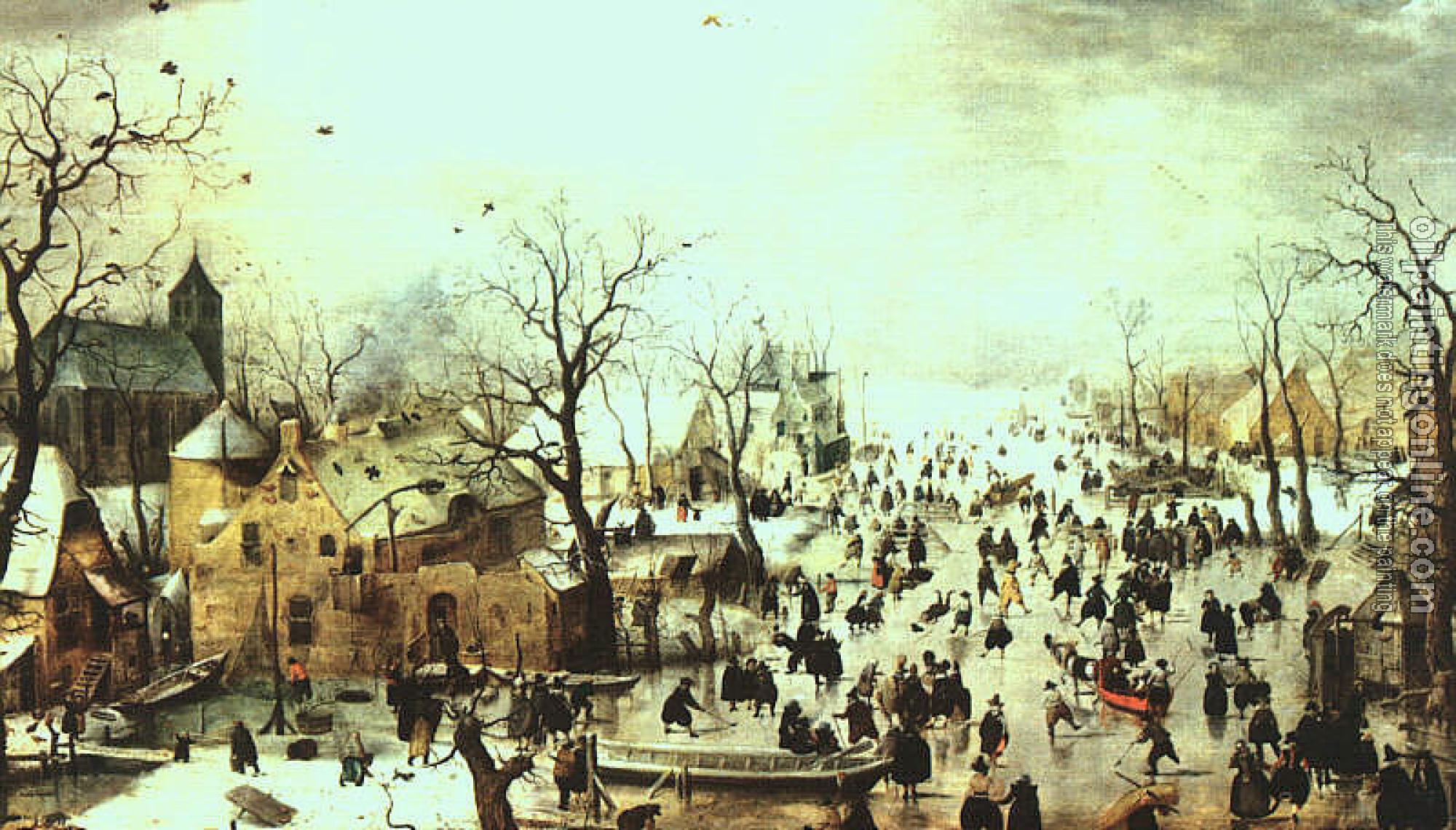 Avercamp, Hendrick - Graphic Winter Landscape